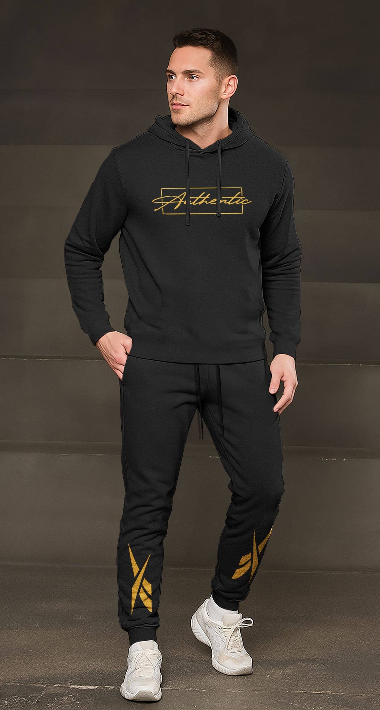 VCANEE Black Cotton Blend Regular Fit Men's Tracksuit ( Pack of 1 ) VCANEE Black Cotton Blend Regular Fit Men's Tracksuit ( Pack of 1 )