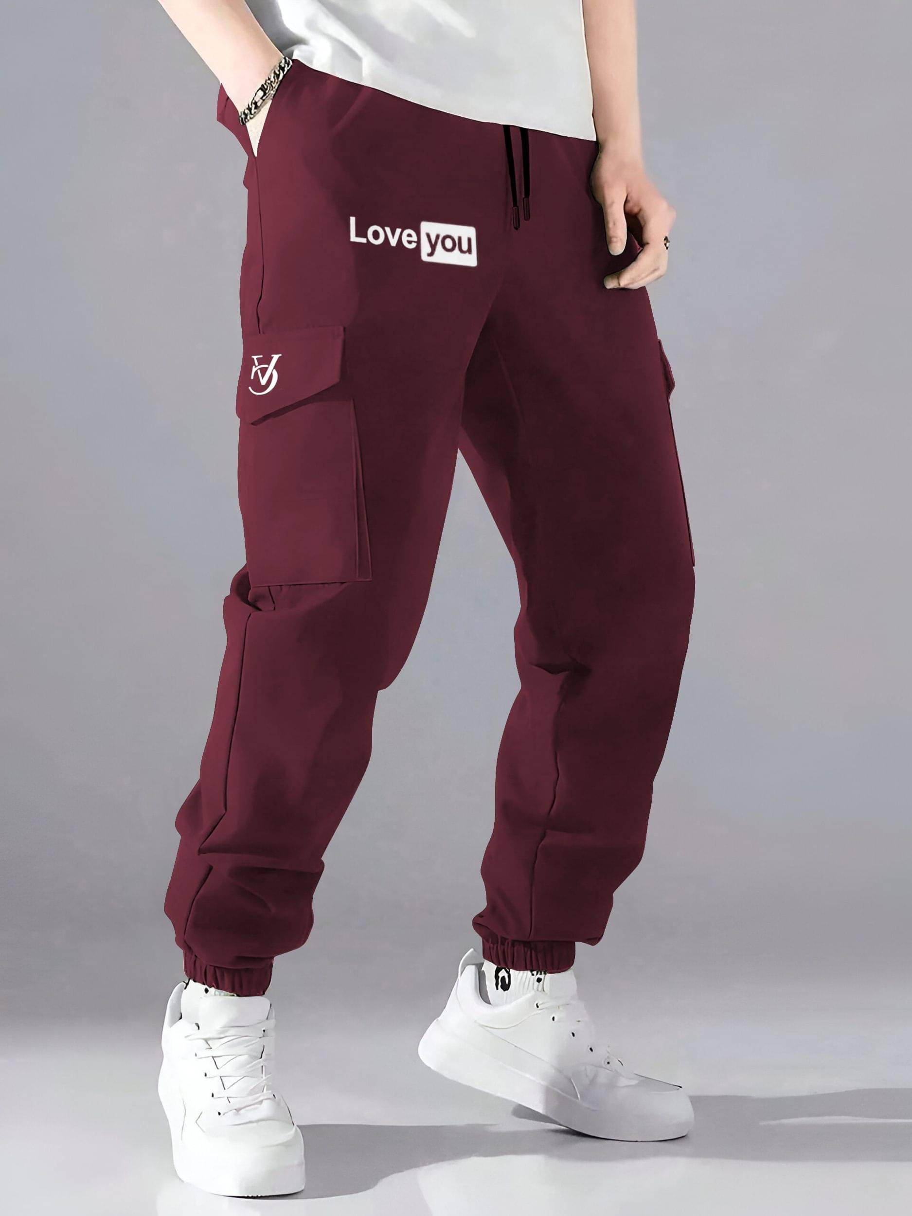 VCANEE Maroon Cotton Blend Men's Trackpants ( Pack of 1 ) VCANEE Maroon Cotton Blend Men's Trackpants ( Pack of 1 )