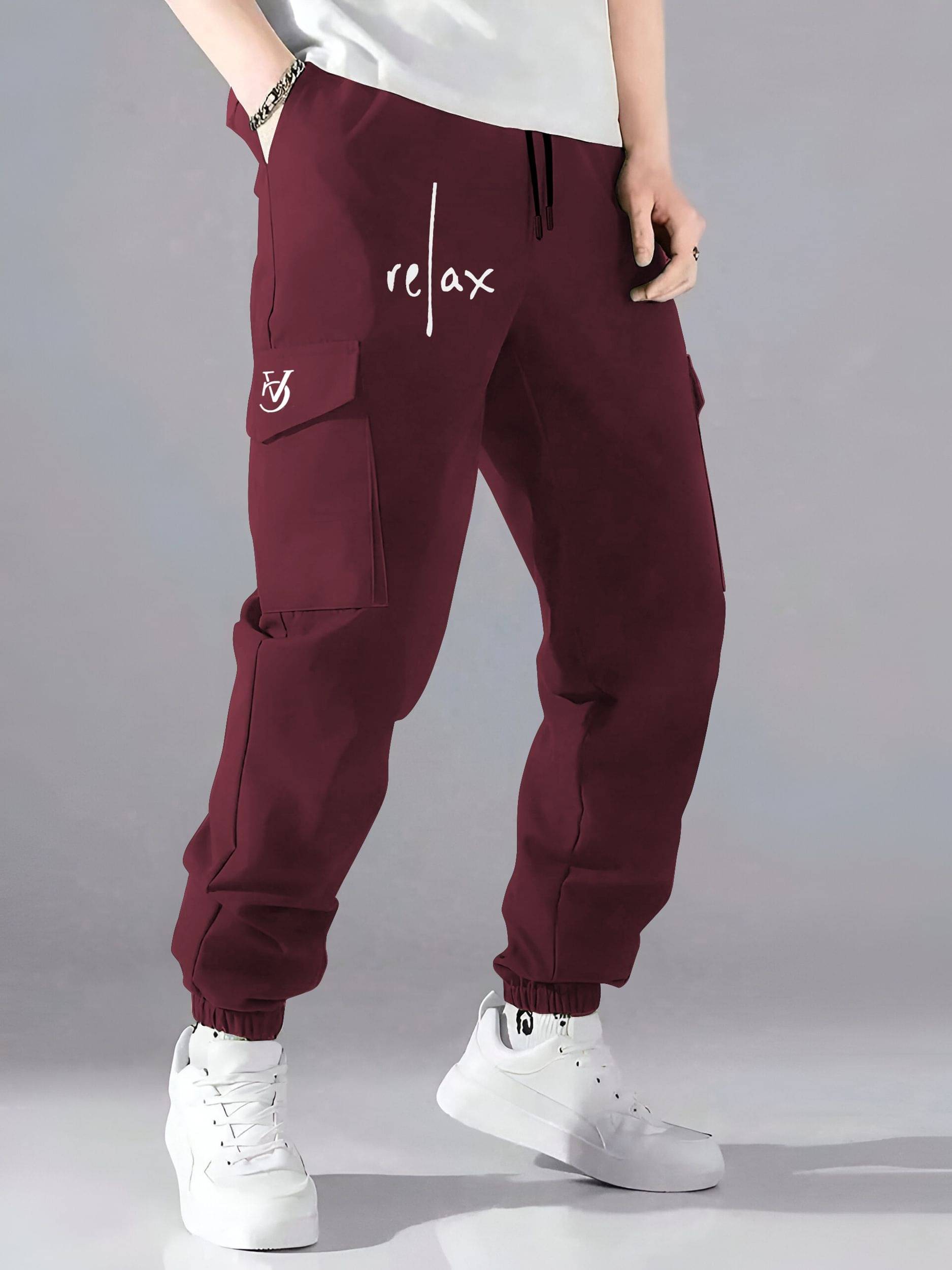 VCANEE Maroon Cotton Blend Men's Trackpants ( Pack of 1 ) VCANEE Maroon Cotton Blend Men's Trackpants ( Pack of 1 )