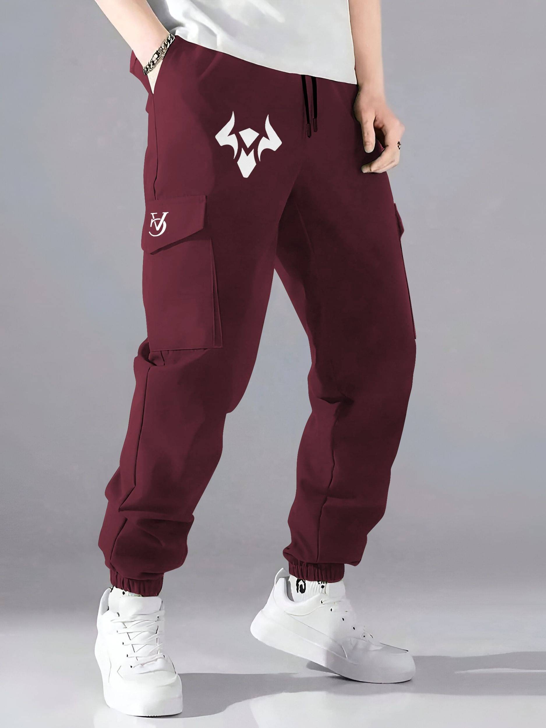 VCANEE Maroon Cotton Blend Men's Trackpants ( Pack of 1 ) VCANEE Maroon Cotton Blend Men's Trackpants ( Pack of 1 )