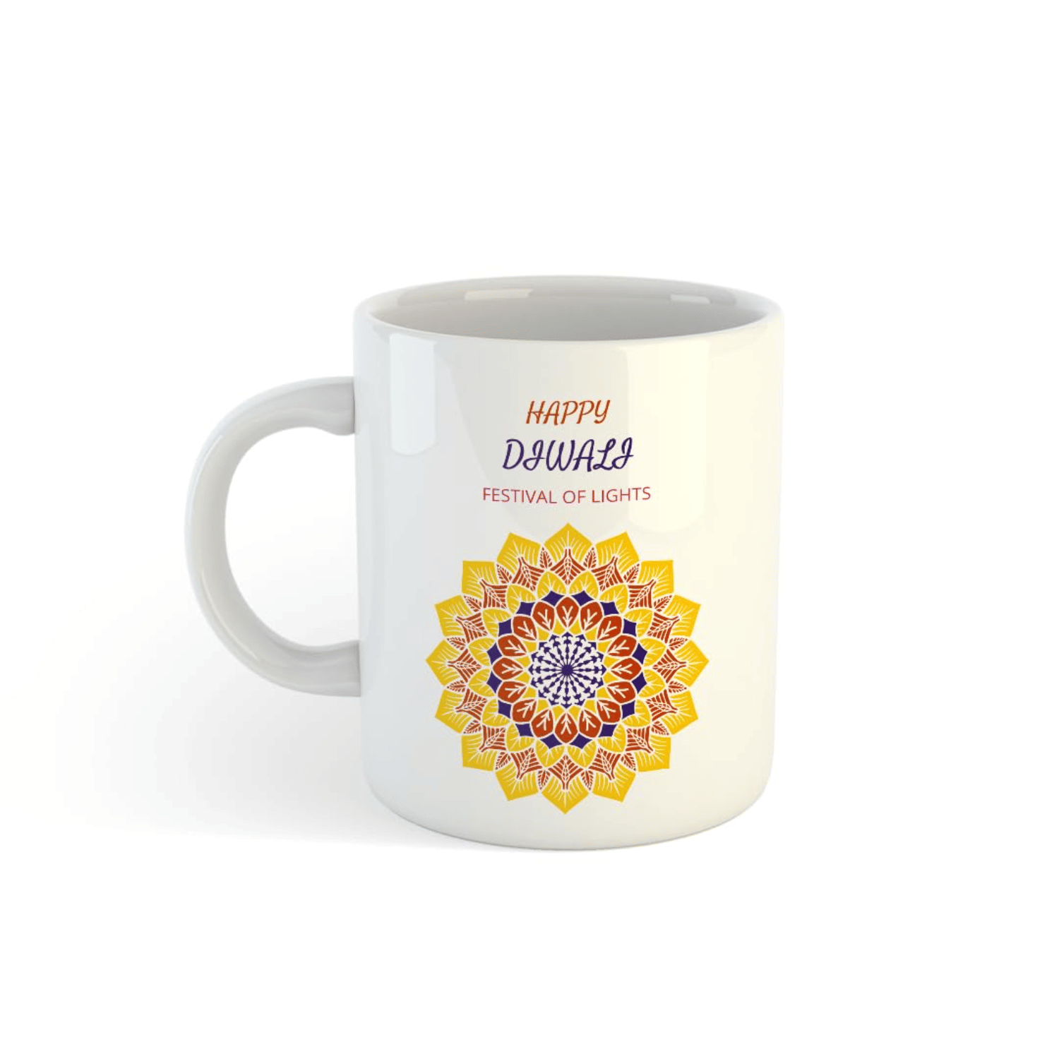 VK Fashion Happy Diwali Printed Ceramic Coffee Mug 350 mL ( Pack of 1 ) VK Fashion Happy Diwali Printed Ceramic Coffee Mug 350 mL ( Pack of 1 )