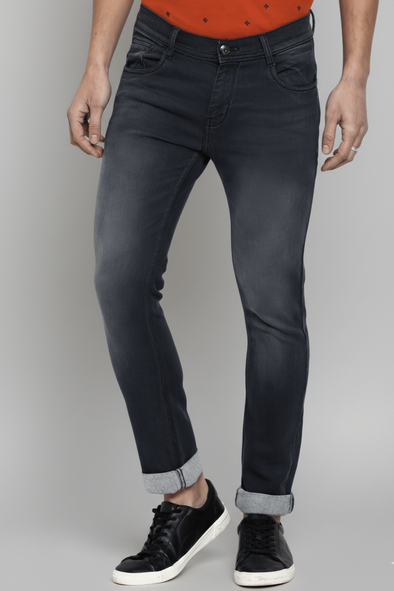     			Young Mojo Slim Fit Faded Men's Jeans - Dark Grey ( Pack of 1 )