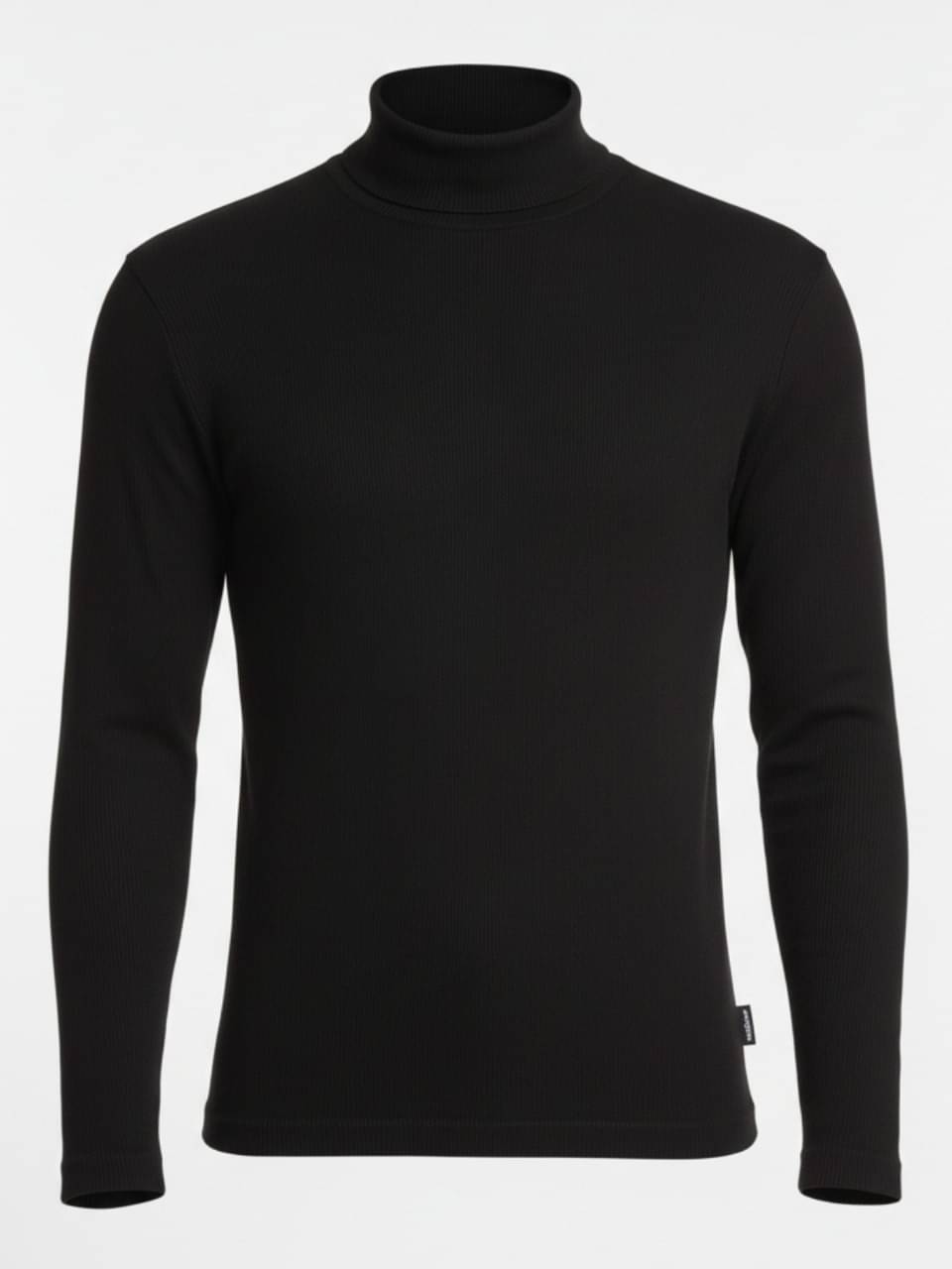     			ZEFFORA Woollen High Neck Men's Full Sleeves Pullover Sweater - Black ( Pack of 1 )