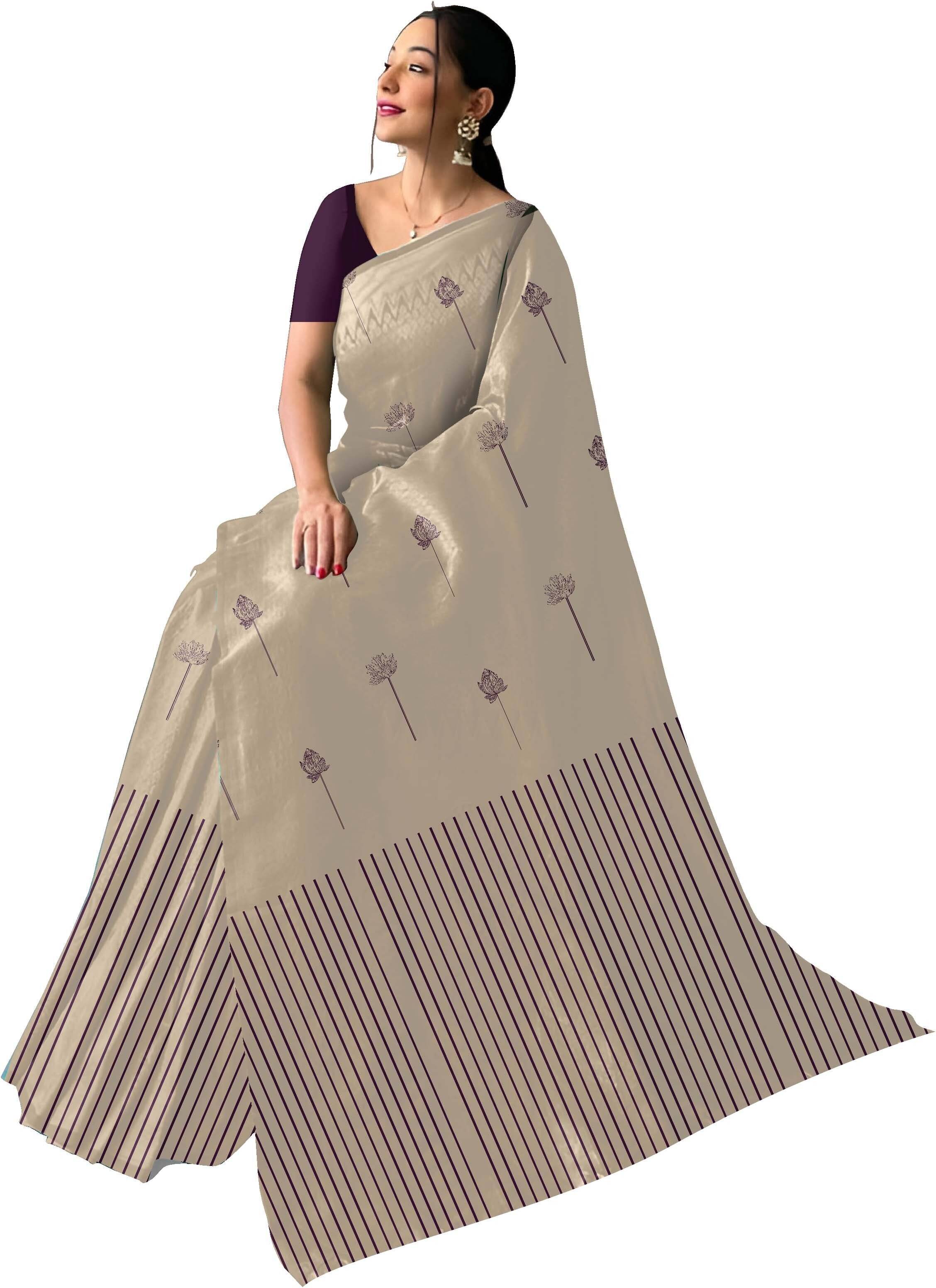 kiyan enterprise Crepe Printed Patola Saree With Unstitched Blouse Piece ( Multicolor ) kiyan enterprise Crepe Printed Patola Saree With Unstitched Blouse Piece ( Multicolor )