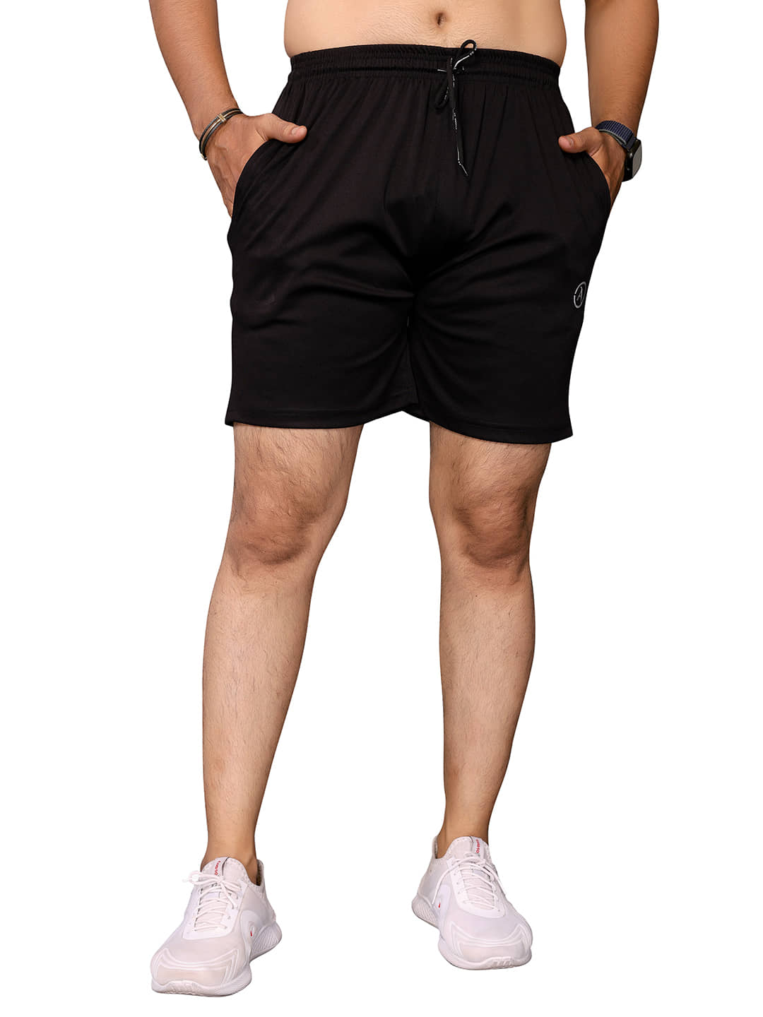 ANAND. Black Lycra Men's Shorts ( Pack of 1 ) - Shorts | Buy online on ZillyBuy