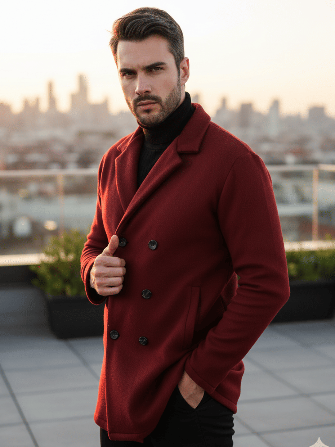     			Rigo Fleece Men's Casual Jacket - Maroon ( Pack of 1 )