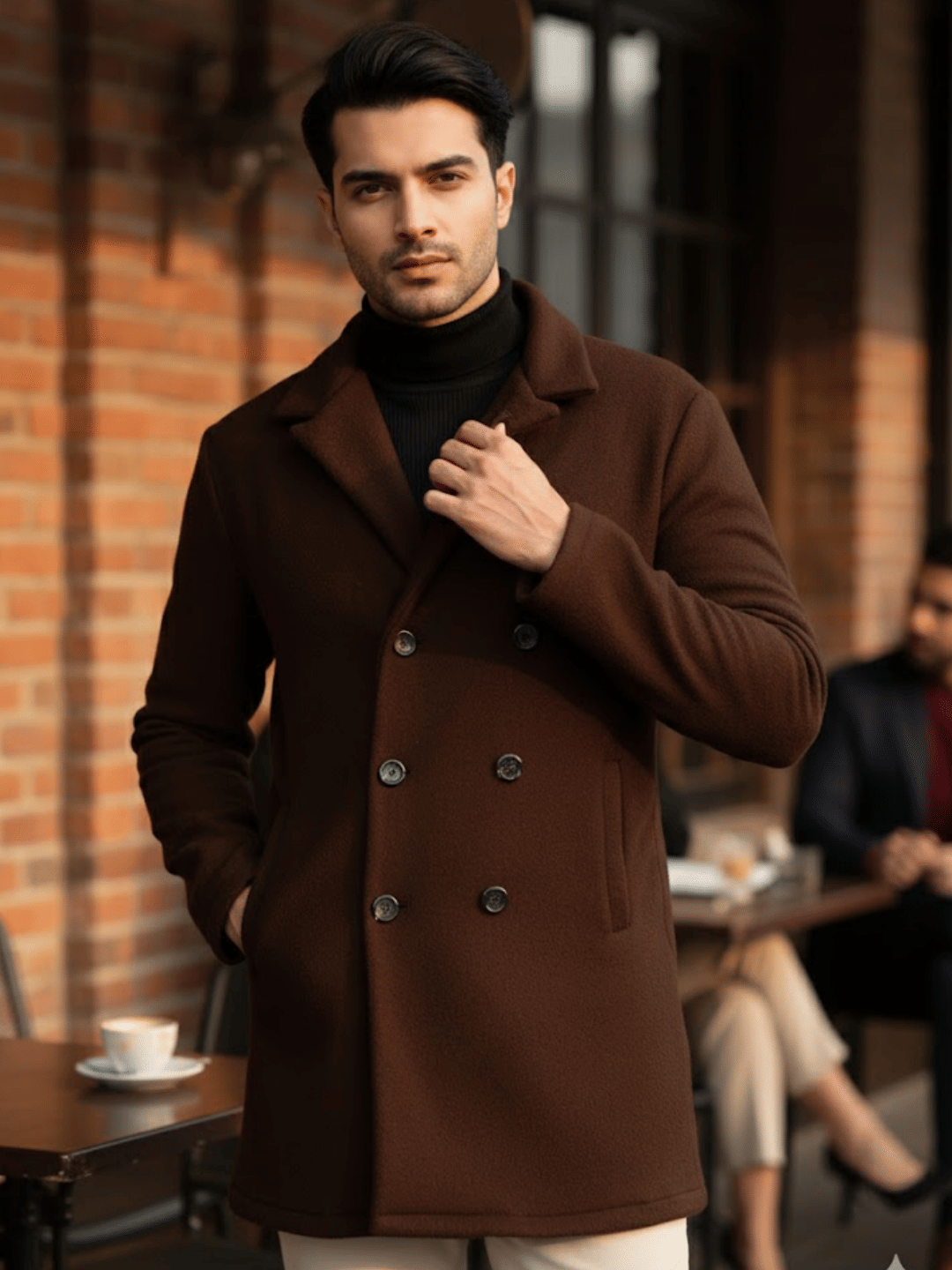 Rigo Fleece Men's Blazer - Brown ( Pack of 1 ) - Jackets & Coats | Buy online on ZillyBuy