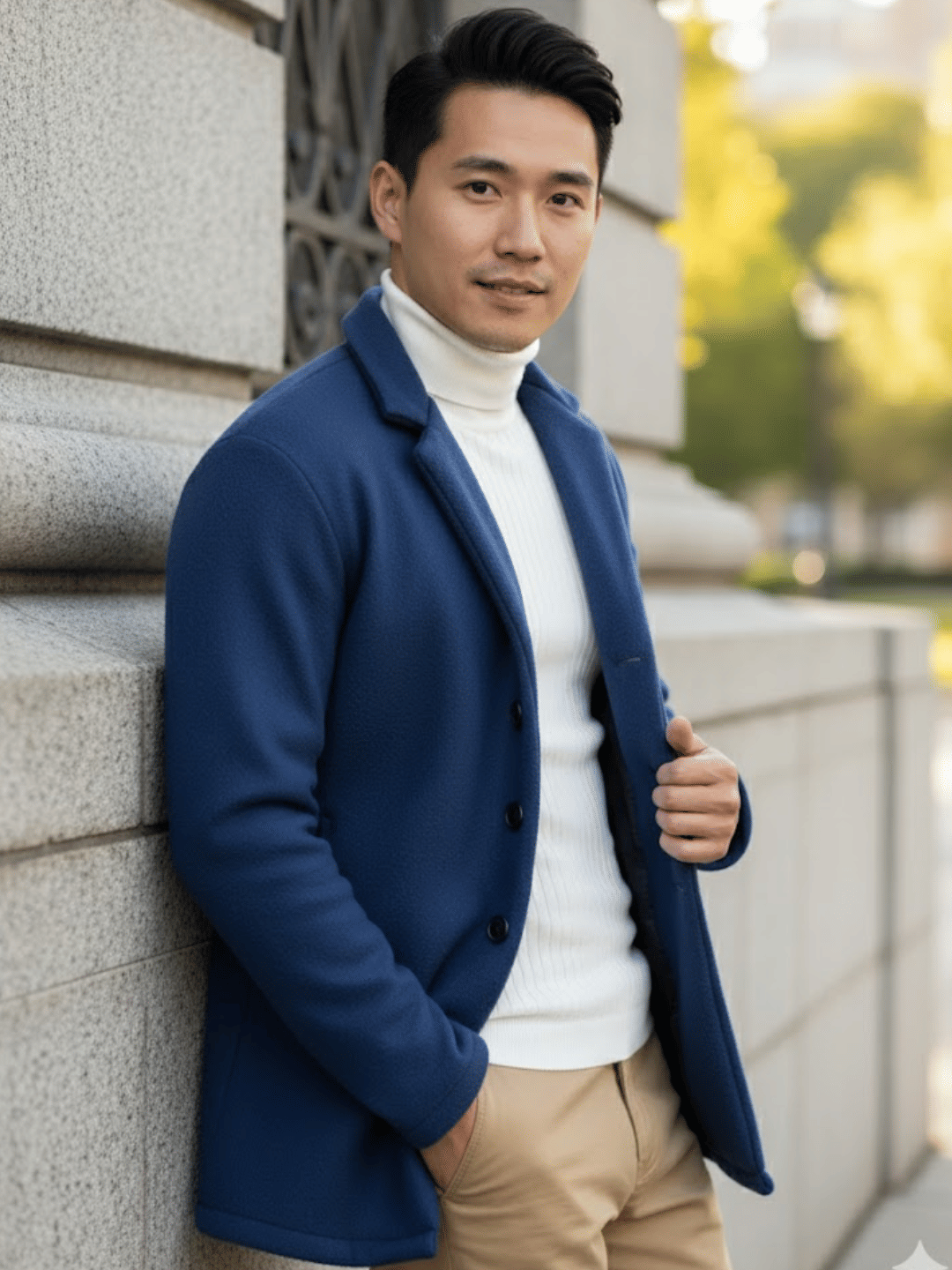     			Rigo Fleece Men's Blazer - Blue ( Pack of 1 )