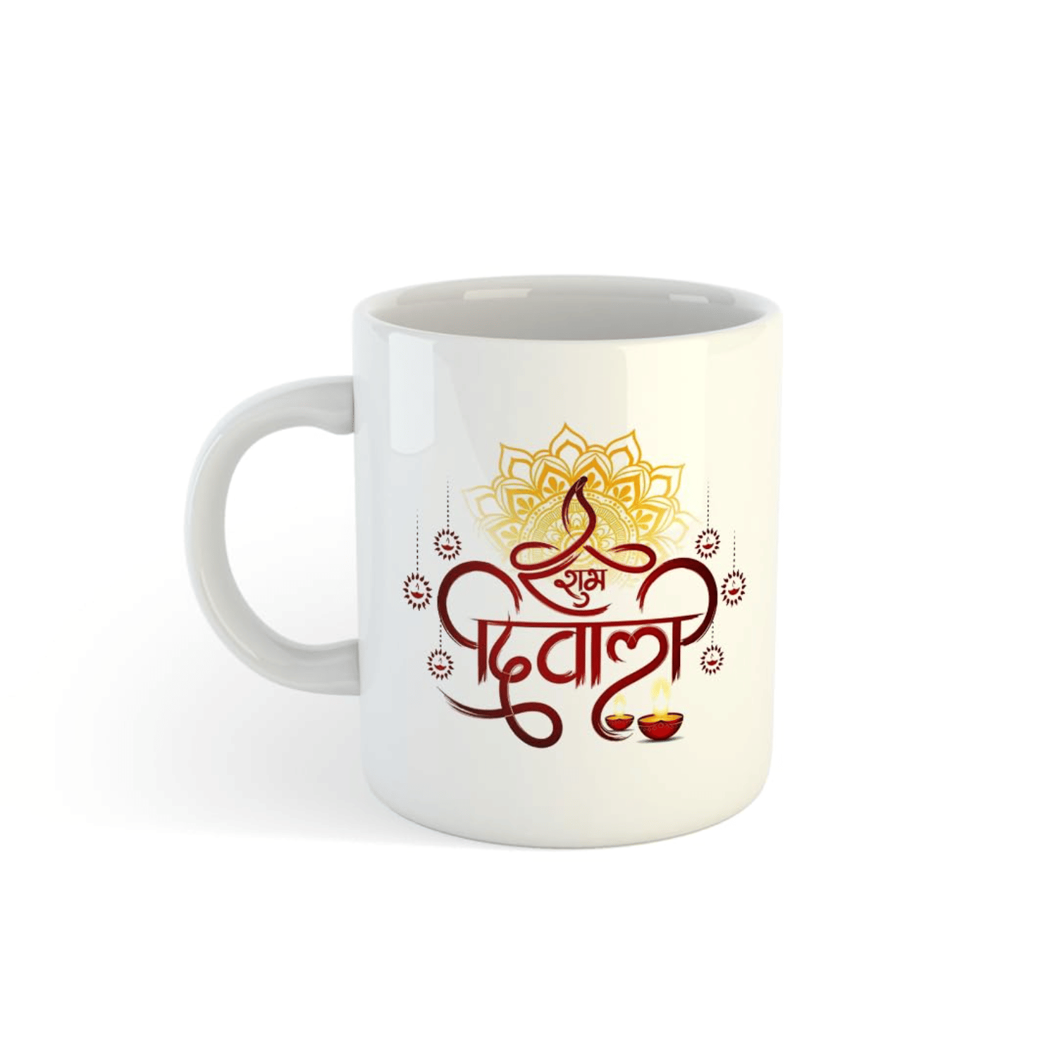 VK Fashion Happy Diwali Printed Ceramic Coffee Mug 350 mL ( Pack of 1 ) VK Fashion Happy Diwali Printed Ceramic Coffee Mug 350 mL ( Pack of 1 )