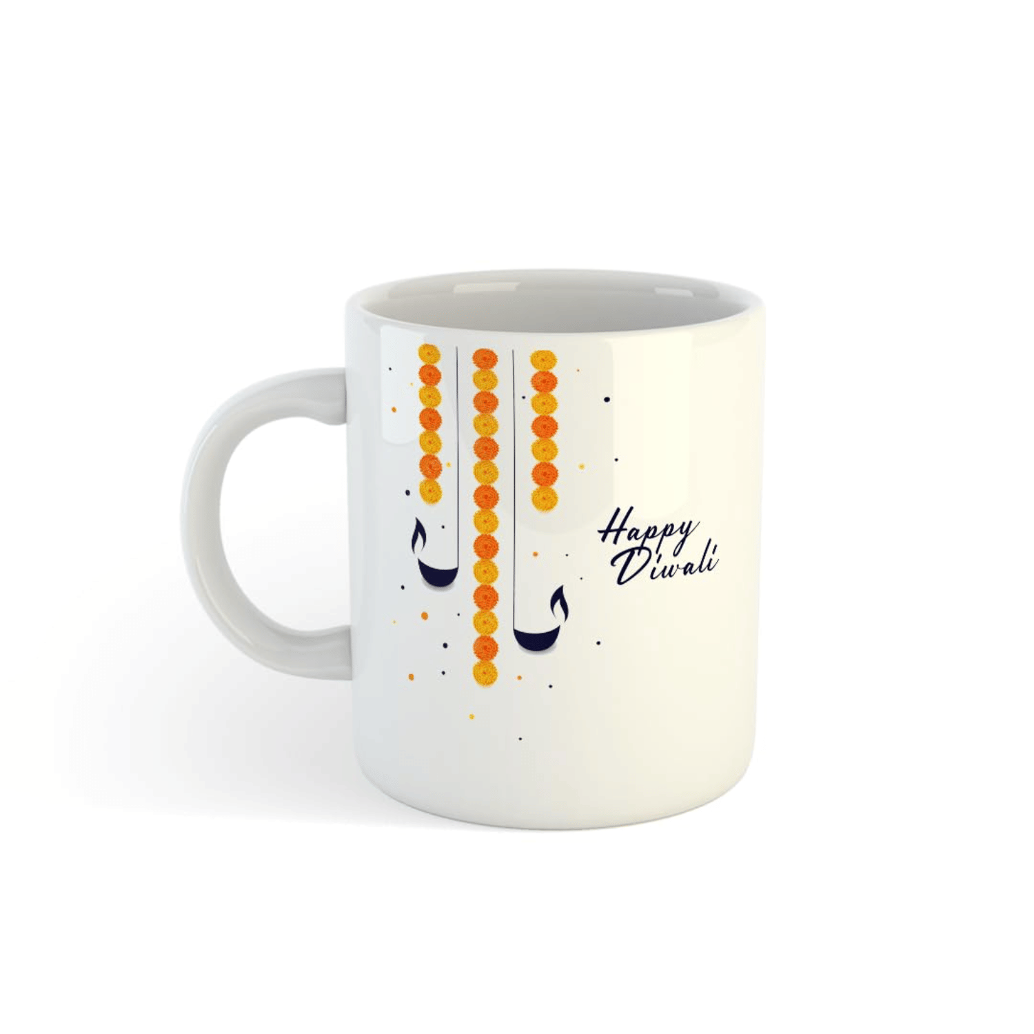VK Fashion Happy Diwali Printed Ceramic Coffee Mug 350 mL ( Pack of 1 ) VK Fashion Happy Diwali Printed Ceramic Coffee Mug 350 mL ( Pack of 1 )