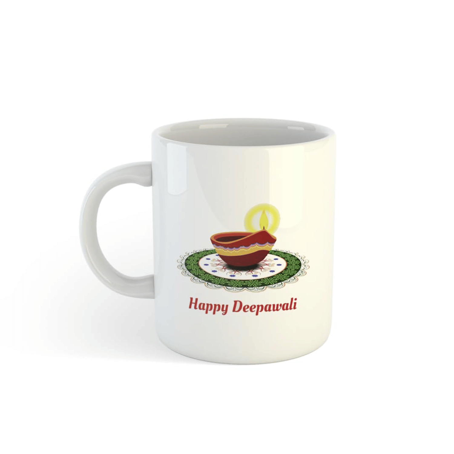 VK Fashion Happy Diwali Printed Ceramic Coffee Mug 350 mL ( Pack of 1 ) VK Fashion Happy Diwali Printed Ceramic Coffee Mug 350 mL ( Pack of 1 )