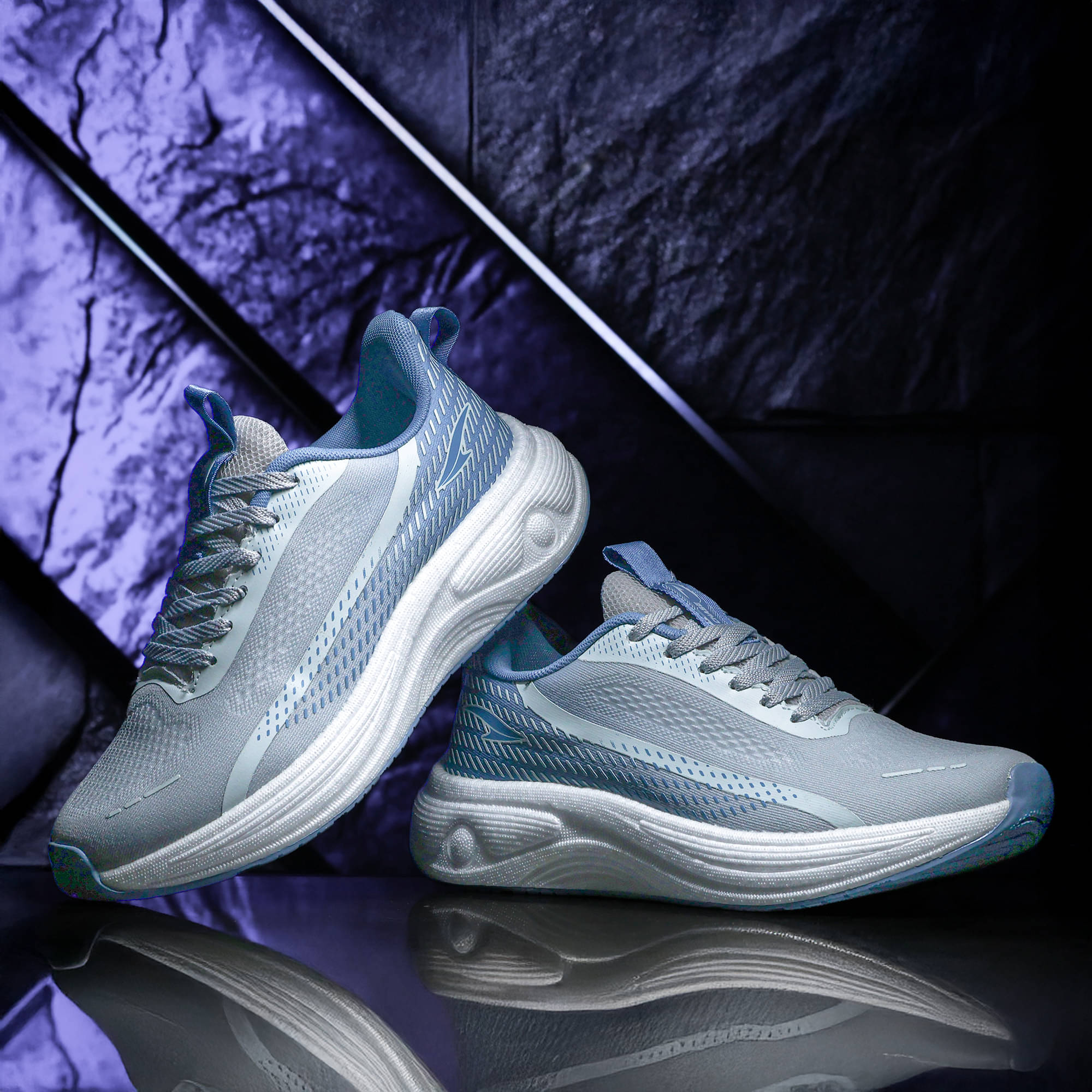 ASIAN HYPERCUSHION-06 Light Grey Men's Sports Running Shoes ASIAN HYPERCUSHION-06 Light Grey Men's Sports Running Shoes