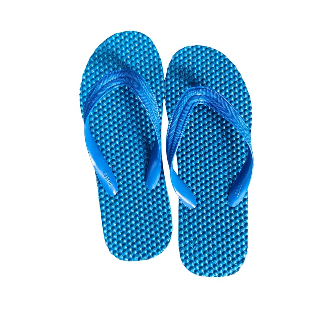 MYCHETAN Black Men's Massage Flip Flop