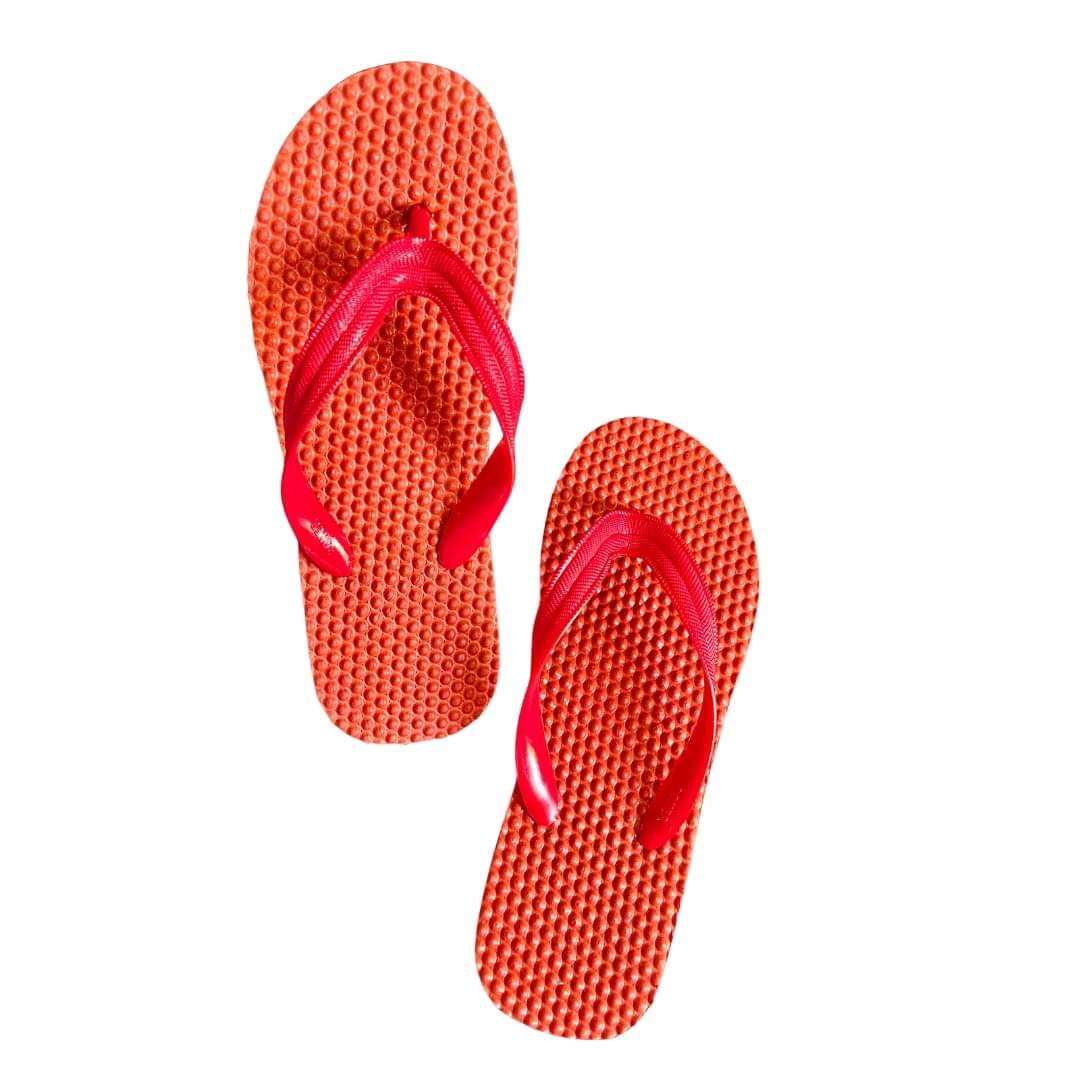     			MYCHETAN Red Men's Massage Flip Flop