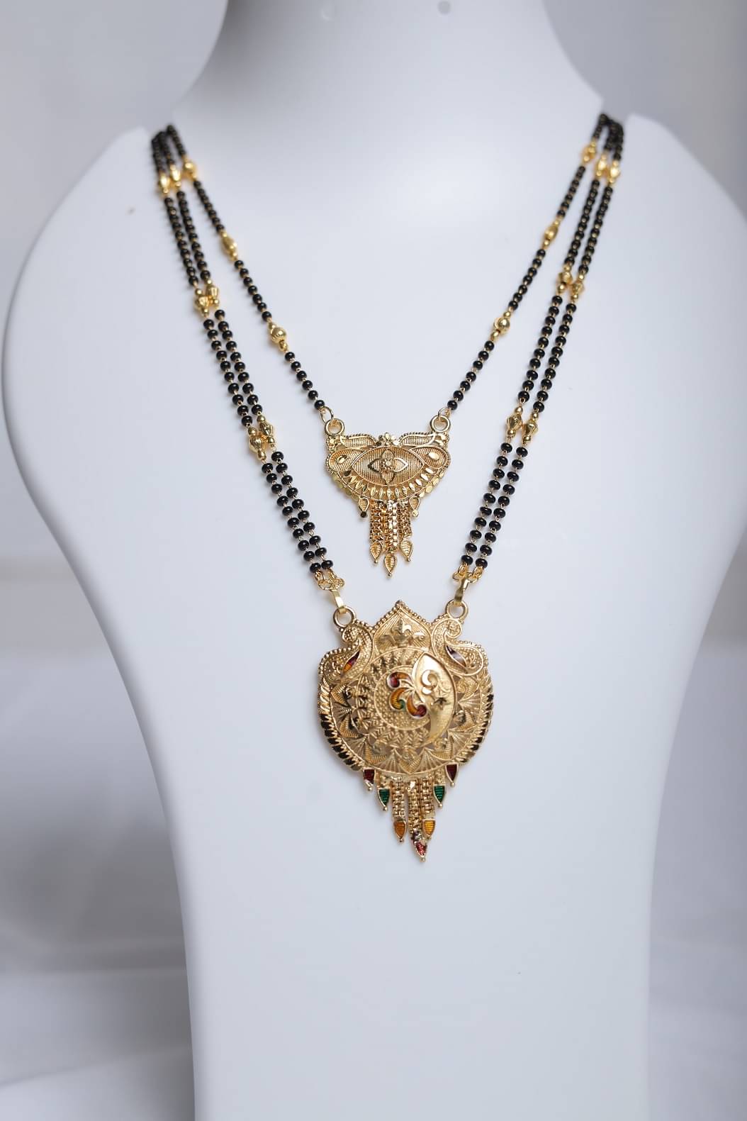     			Madhuram Fashion Golden Mangalsutra ( Pack of 1 )