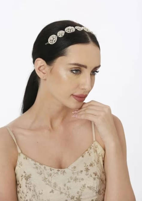     			Medbuddy Gold Hair Band ( Pack of 1 )