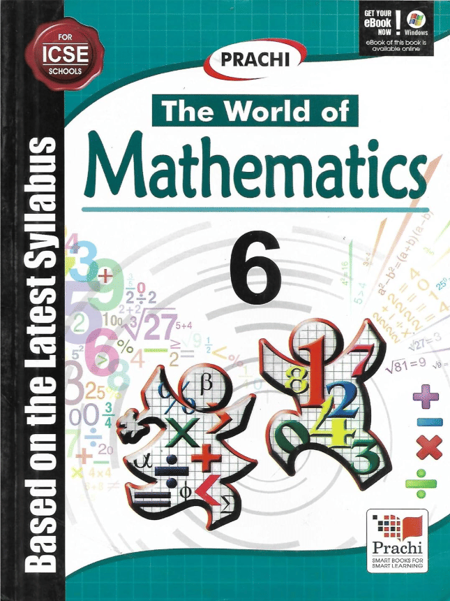     			THE WOLRD OF MATHEMATICS CLASS 6  FOR ICSE SCHOOLS