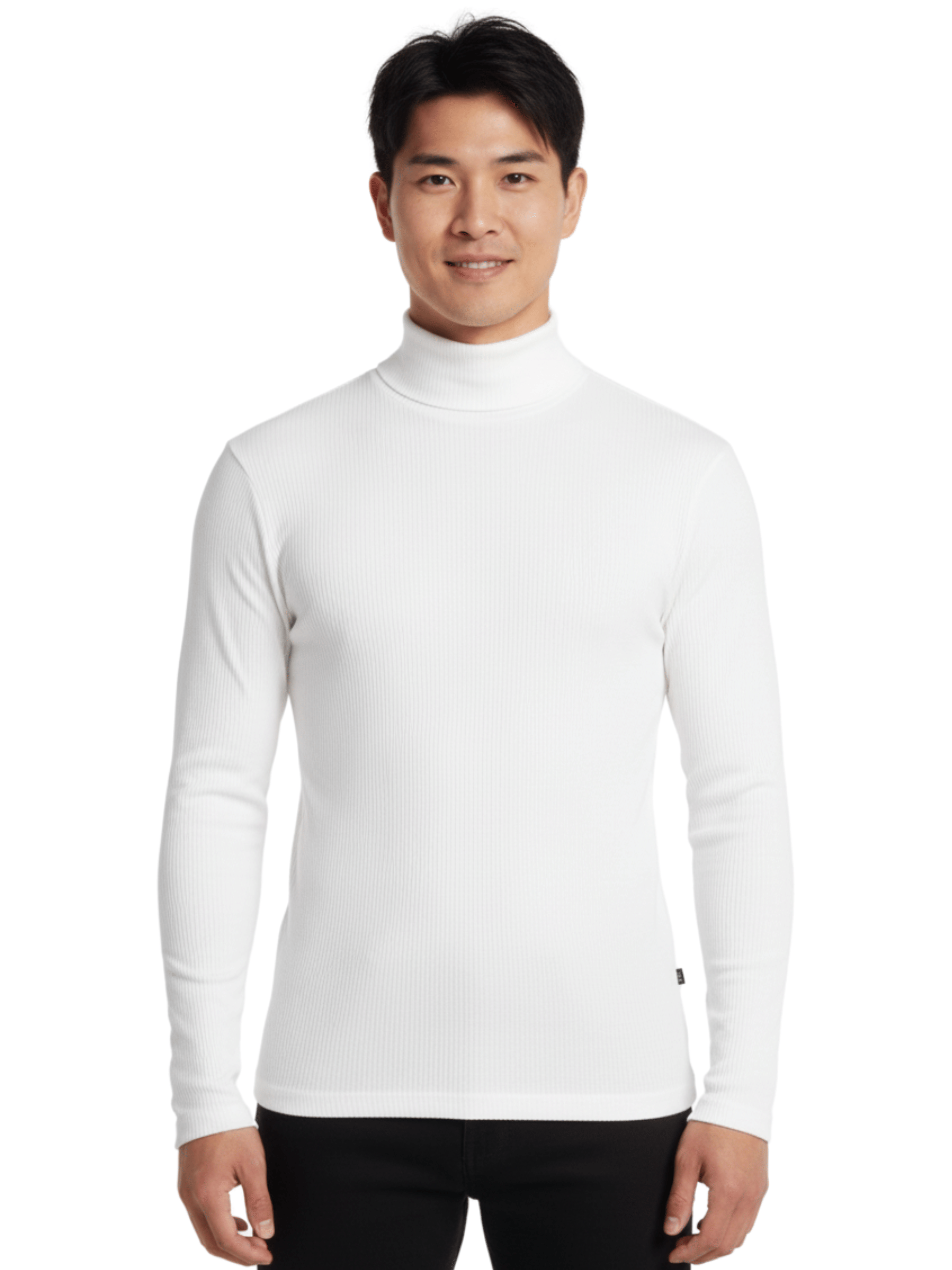     			ZEFFORA Woollen High Neck Men's Sleeveless Pullover Sweater - Off-White ( Pack of 1 )