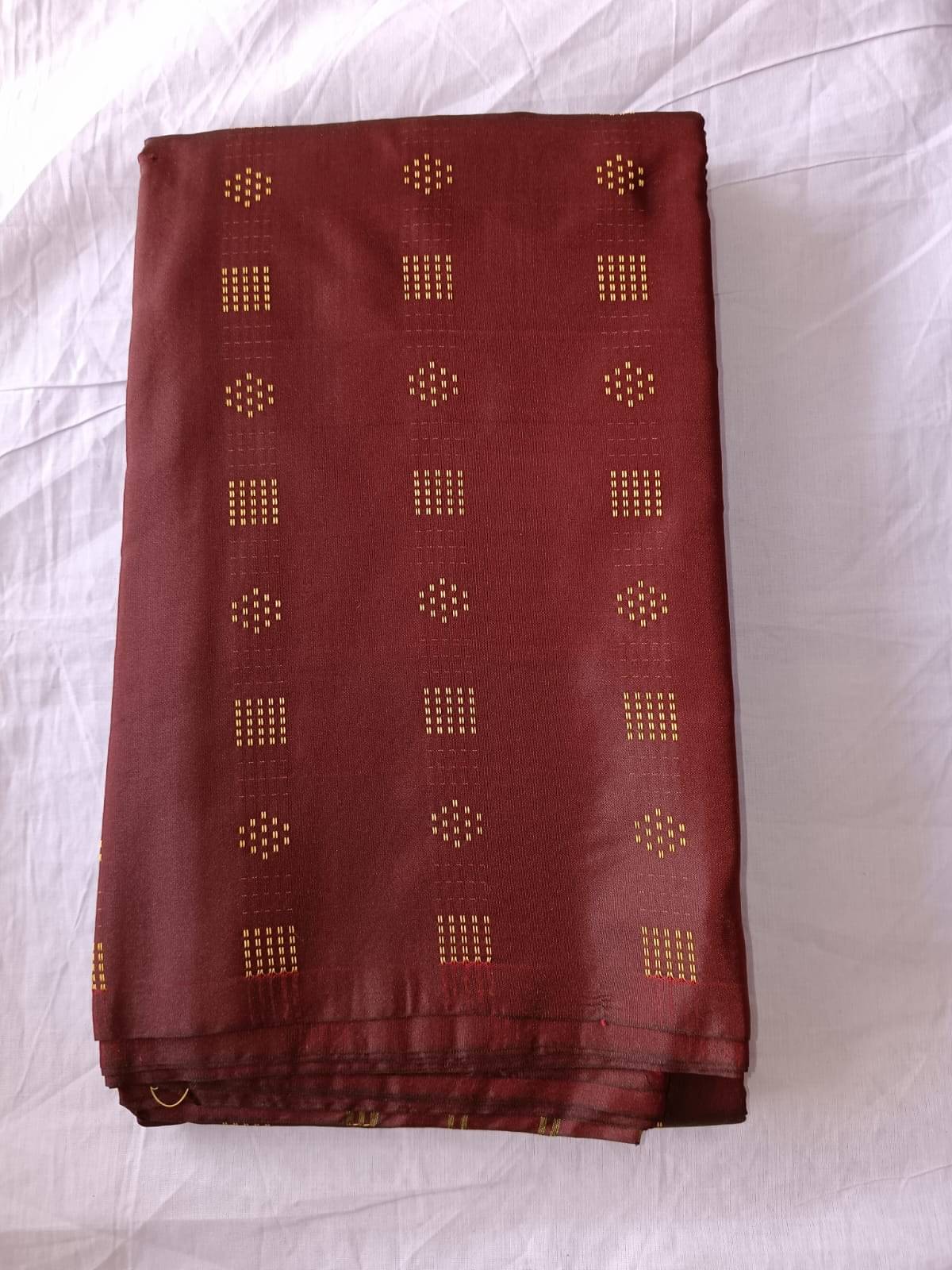     			Arni soft silk saree Silk Blend Woven Design Mysore Silk Sarees With Unstitched Blouse Piece ( Brown )