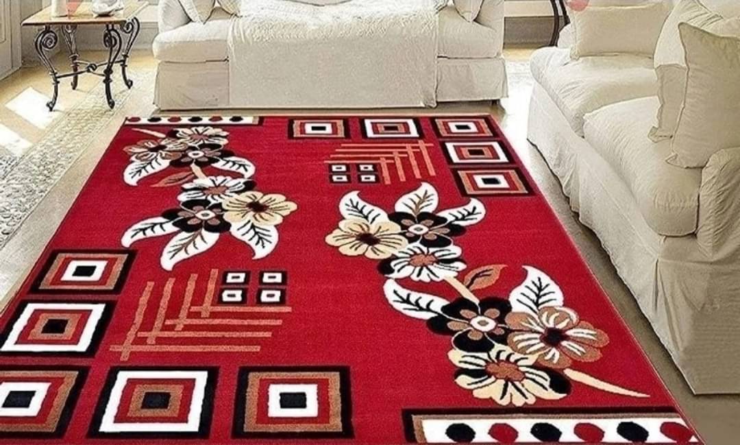     			Carpet Rugs Red Synthetic Carpet Natural 5x7 Ft