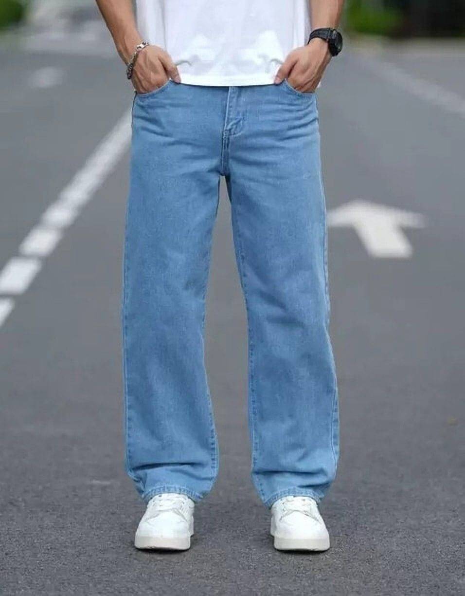     			DAIME Clean Look Men's Jeans - Light Blue ( Pack of 1 )