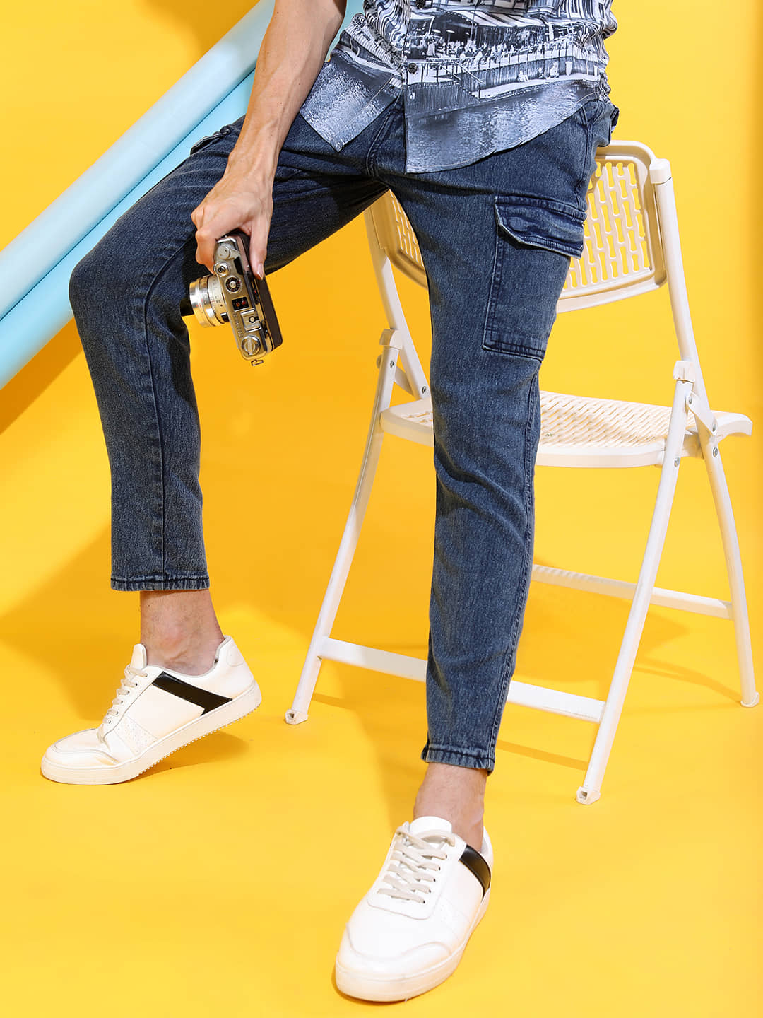 Highlander Slim Fit Clean Look Men's Jeans - Blue ( Pack of 1 ) - Jeans | Buy online on ZillyBuy