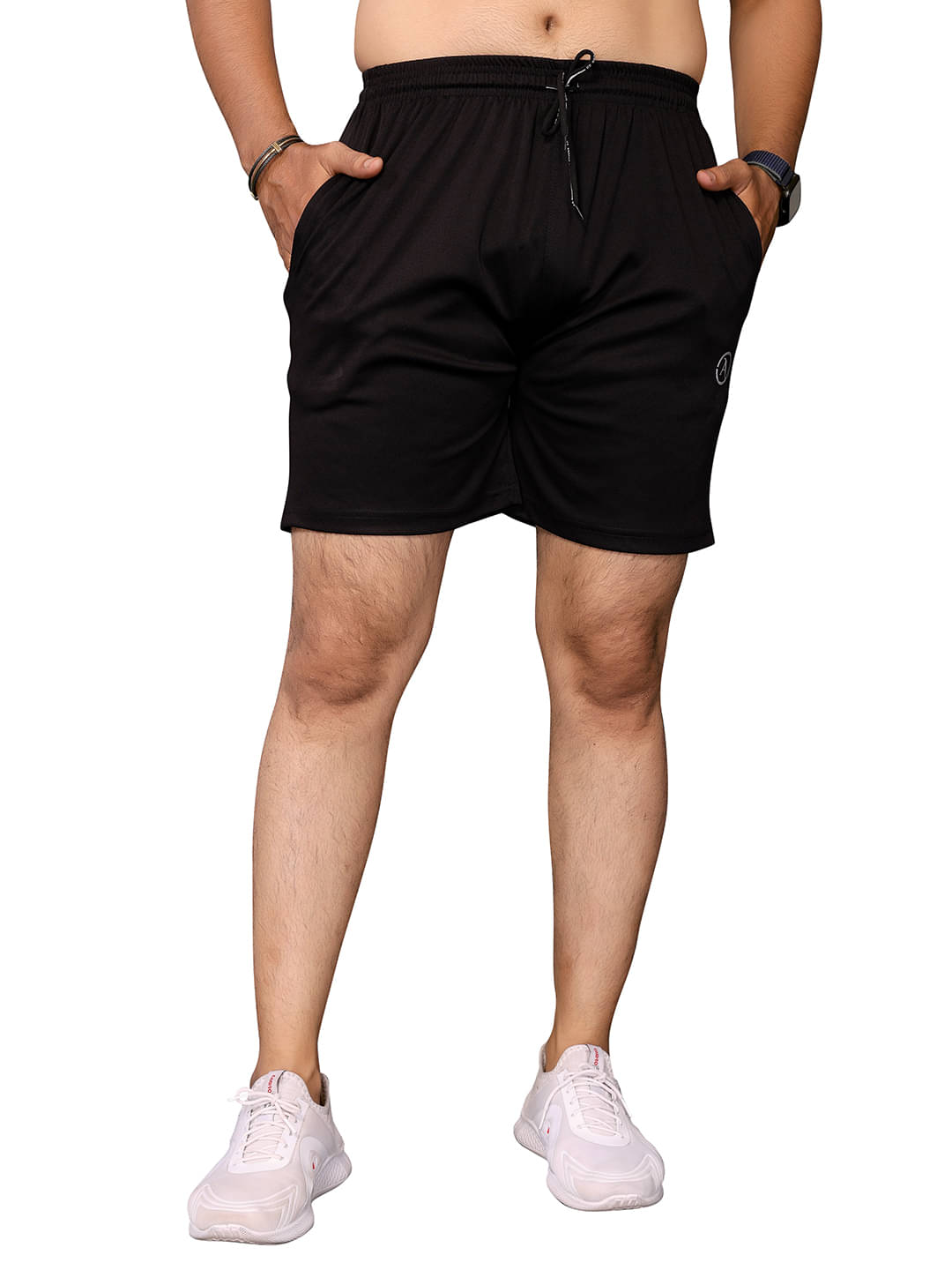 Kashvi Black Lycra Men's Shorts ( Pack of 1 ) Kashvi Black Lycra Men's Shorts ( Pack of 1 )