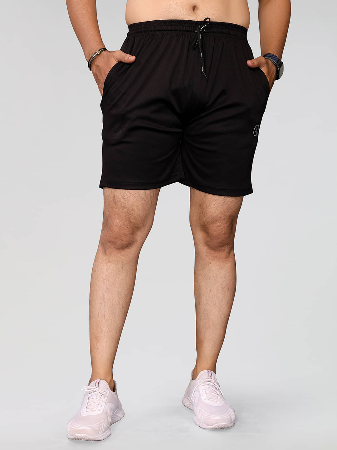 Kashvi Black Lycra Men's Shorts ( Pack of 1 ) Kashvi Black Lycra Men's Shorts ( Pack of 1 )