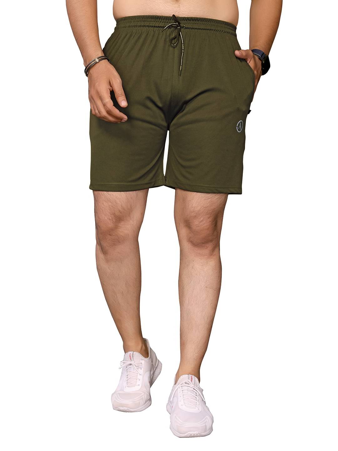 Kashvi Green Lycra Men's Shorts ( Pack of 1 ) Kashvi Green Lycra Men's Shorts ( Pack of 1 )