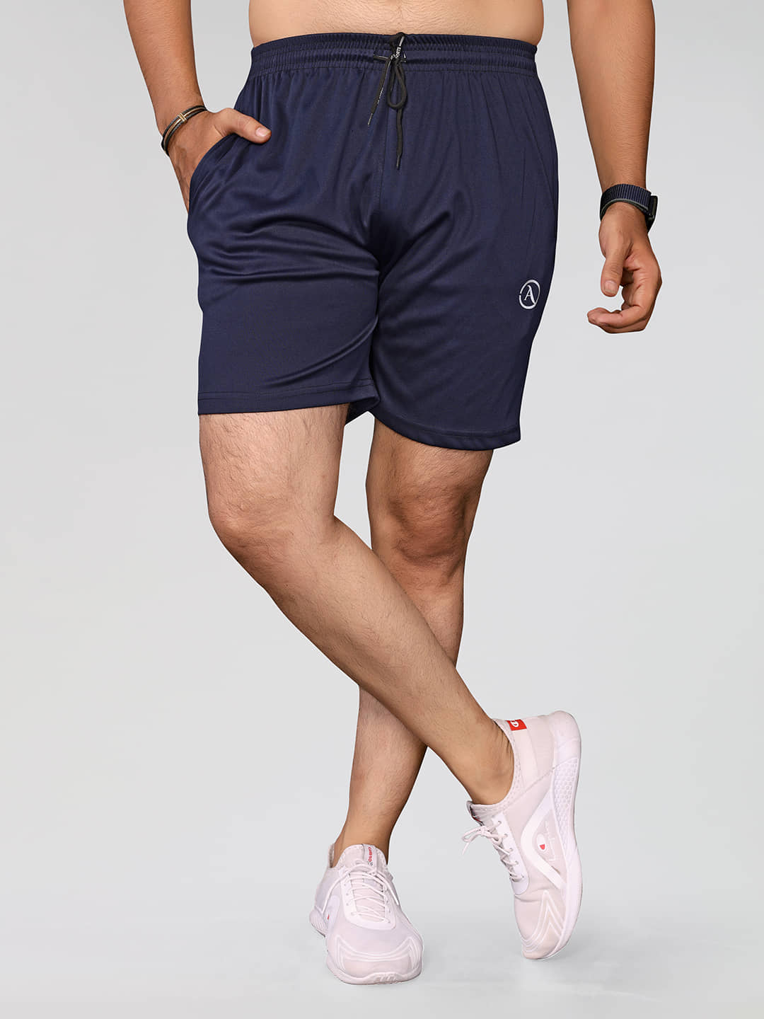 Kashvi Navy Blue Lycra Men's Shorts ( Pack of 1 ) - Shorts | Buy online on ZillyBuy