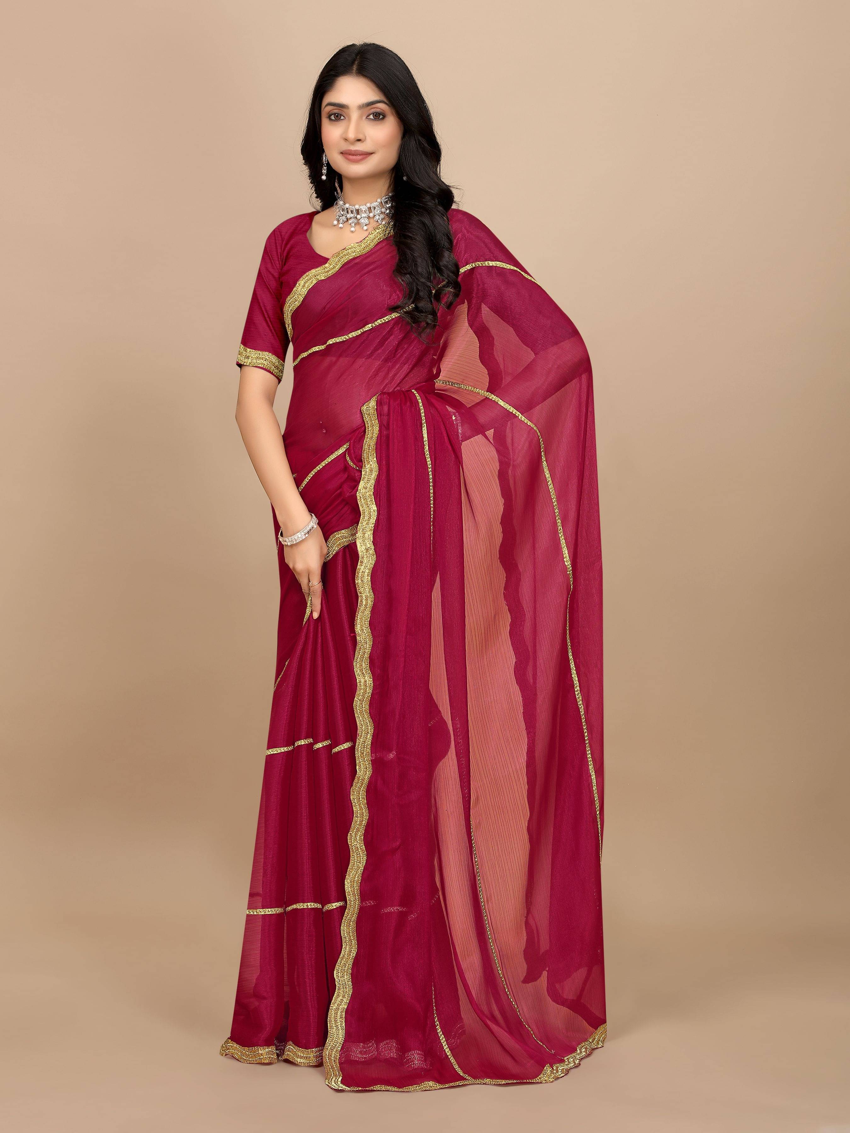 Pionex Jacquard Self Design Regular Saree With Unstitched Blouse Piece ( Pink ) Pionex Jacquard Self Design Regular Saree With Unstitched Blouse Piece ( Pink )