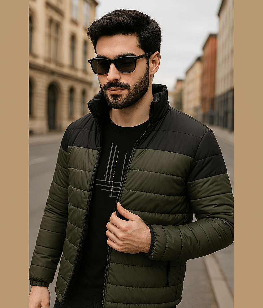 Rigo Polyester Men's Puffer Jacket - Grey ( Pack of 1 ) - Jackets & Coats | Buy online on ZillyBuy