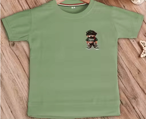     			Shree Enterprise Pack of 1 Boys Cotton Blend T-Shirt ( Green )