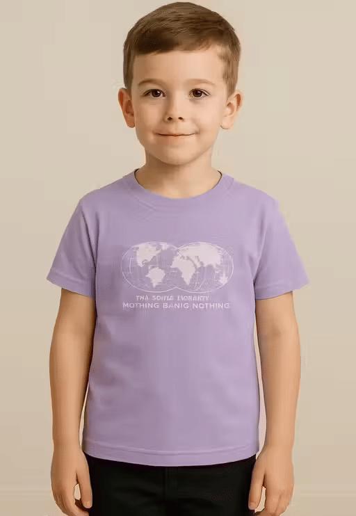    			Shree Enterprise Pack of 1 Boys Cotton Blend T-Shirt ( Purple )