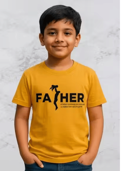     			Shree Enterprise Pack of 1 Boys Cotton Blend T-Shirt ( Mustard )