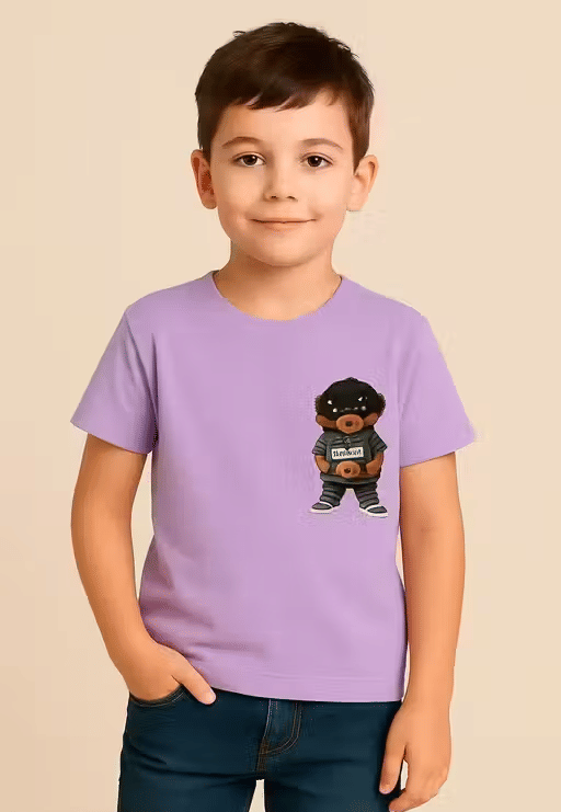     			Shree Enterprise Pack of 1 Boys Cotton Blend T-Shirt ( Purple )