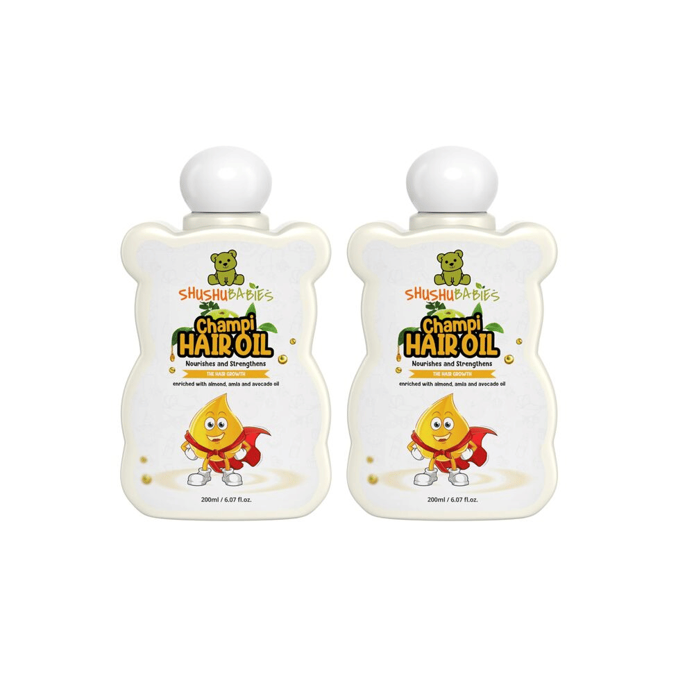     			ShuShu Babies Natural Avocado & Gooseberry Chumpi Hair Oil- 200ml X 2 (Under 0-12 years Babies & Kids ) Provides Nourishment & Promotes Hair Growth, Healthy Hair Oil For Toddlers & Children