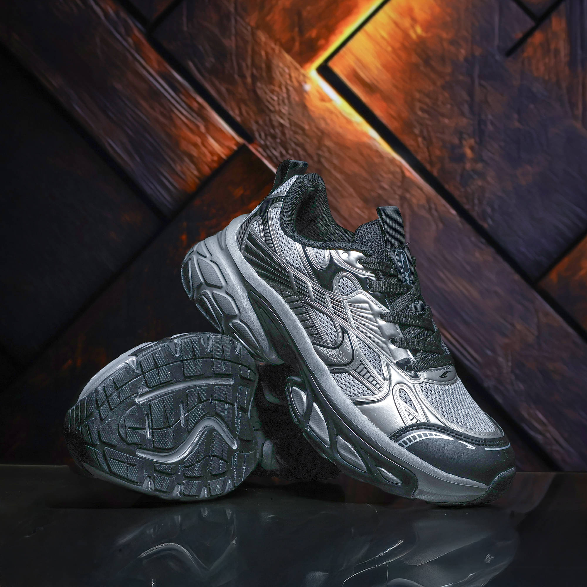 ASIAN QUANTUM-23 Charcoal Men's Sports Running Shoes ASIAN QUANTUM-23 Charcoal Men's Sports Running Shoes