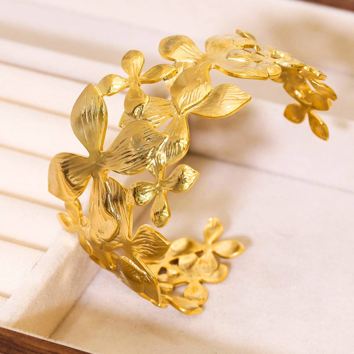     			Adornity Gold Cuff ( Pack of 1 )