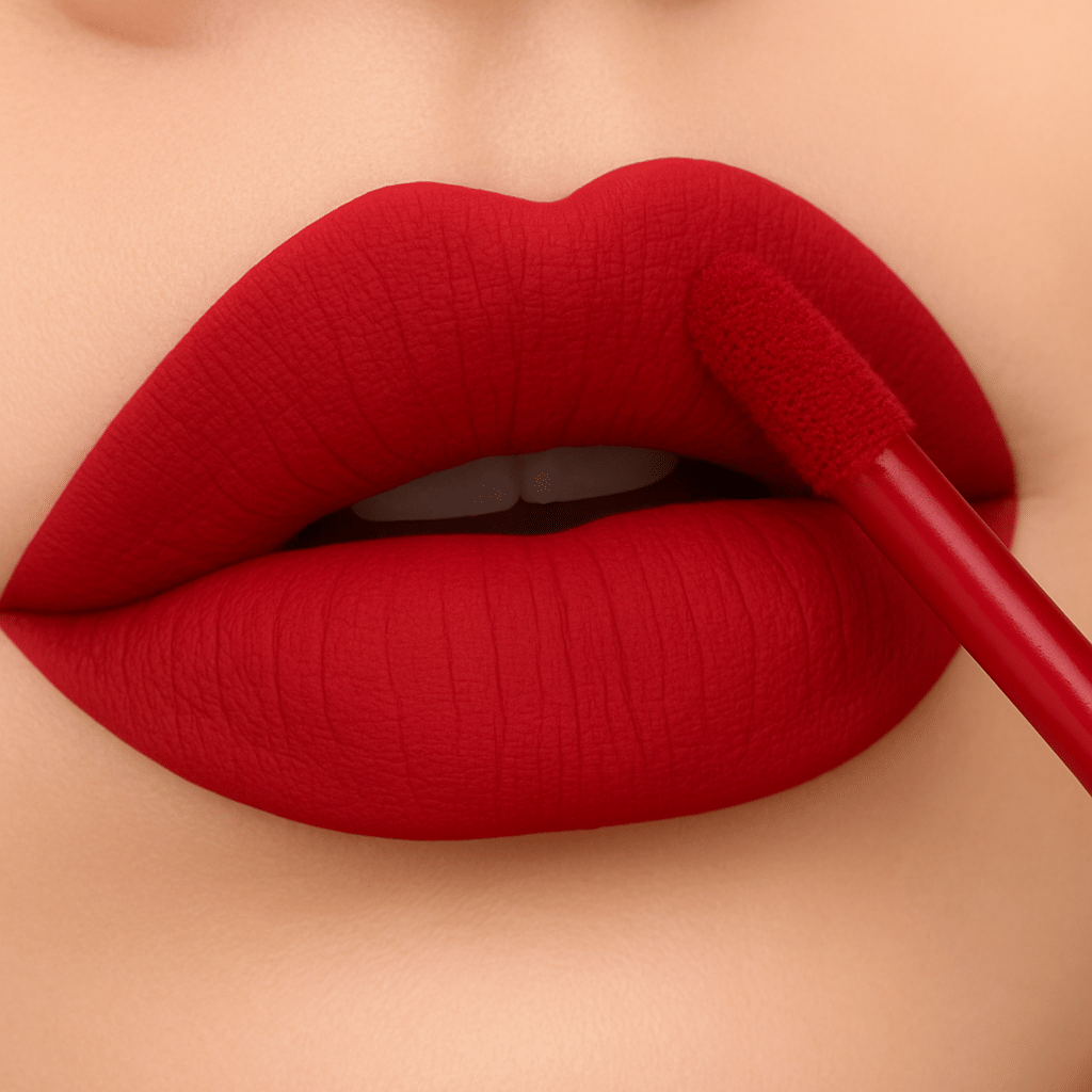 BELLABLOOM Red Matte Long Lasting Liquid Lipstick ( Pack of 1 )