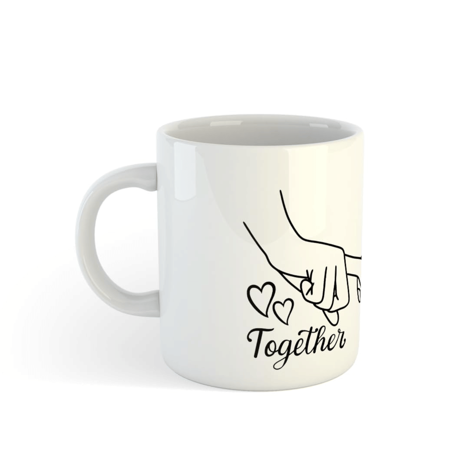 BIG FEATHER COUTERS couple mugs Ceramic Coffee Mug 350 mL ( Pack of 2 ) BIG FEATHER COUTERS couple mugs Ceramic Coffee Mug 350 mL ( Pack of 2 )