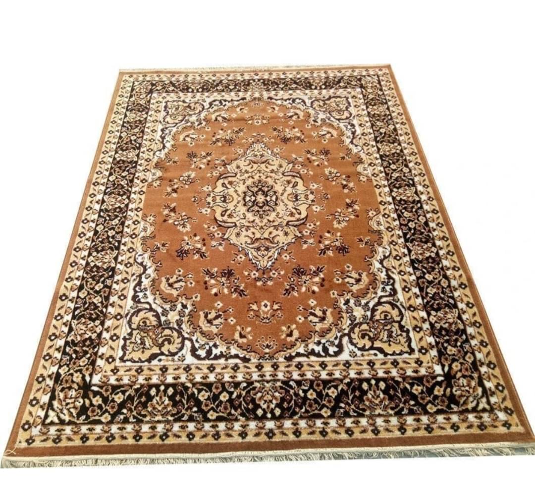    			Carpet Rugs Gold Synthetic Carpet Natural 5x7 Ft