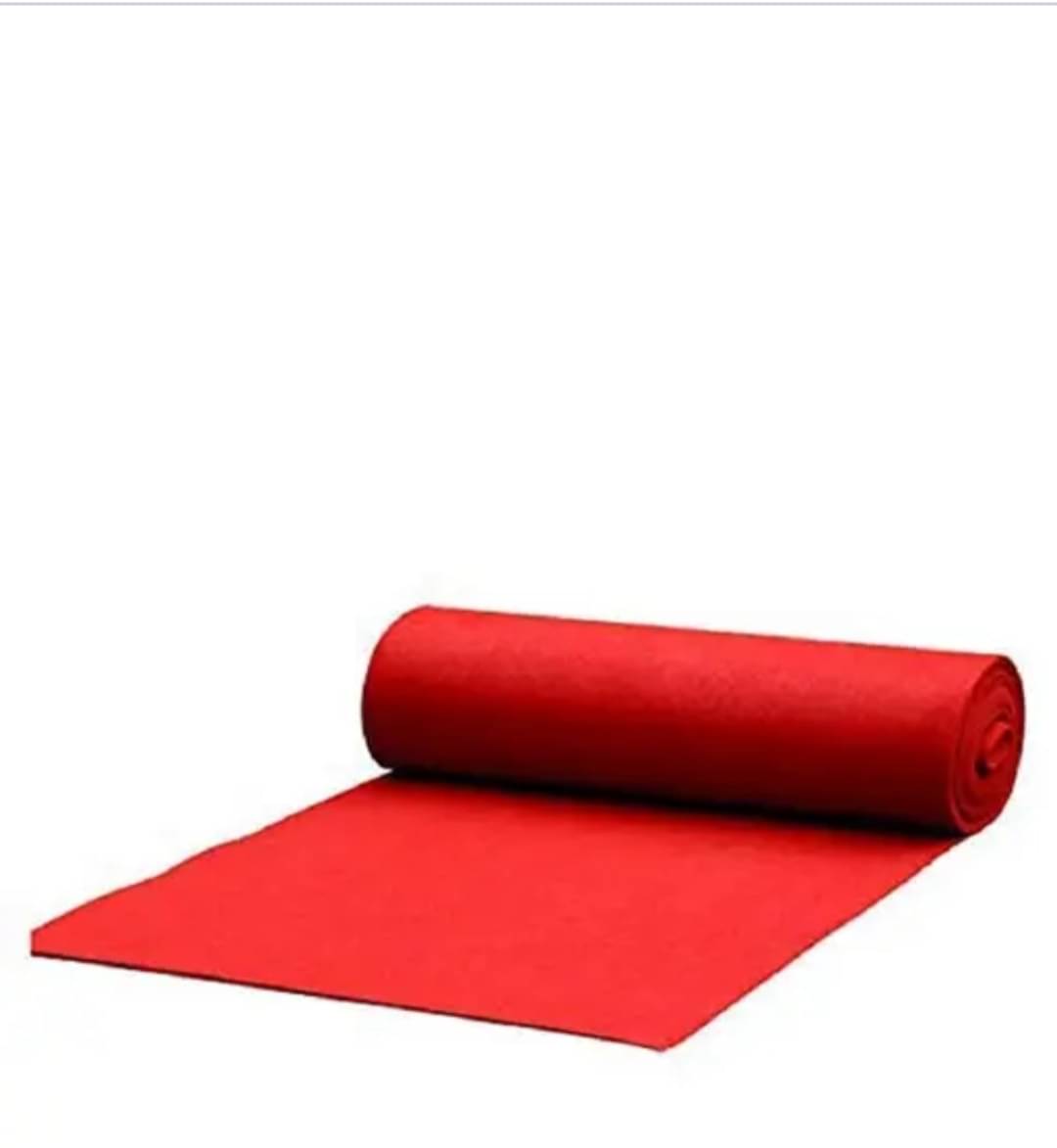    			Carpet Rugs Red Nylon Carpet Plain 6x9 Ft
