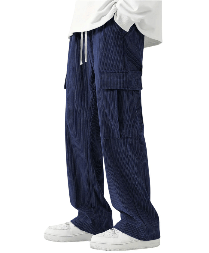 Casual Feel Navy Blue Polyester Blend Men's Trackpants ( Pack of 1 ) Casual Feel Navy Blue Polyester Blend Men's Trackpants ( Pack of 1 )