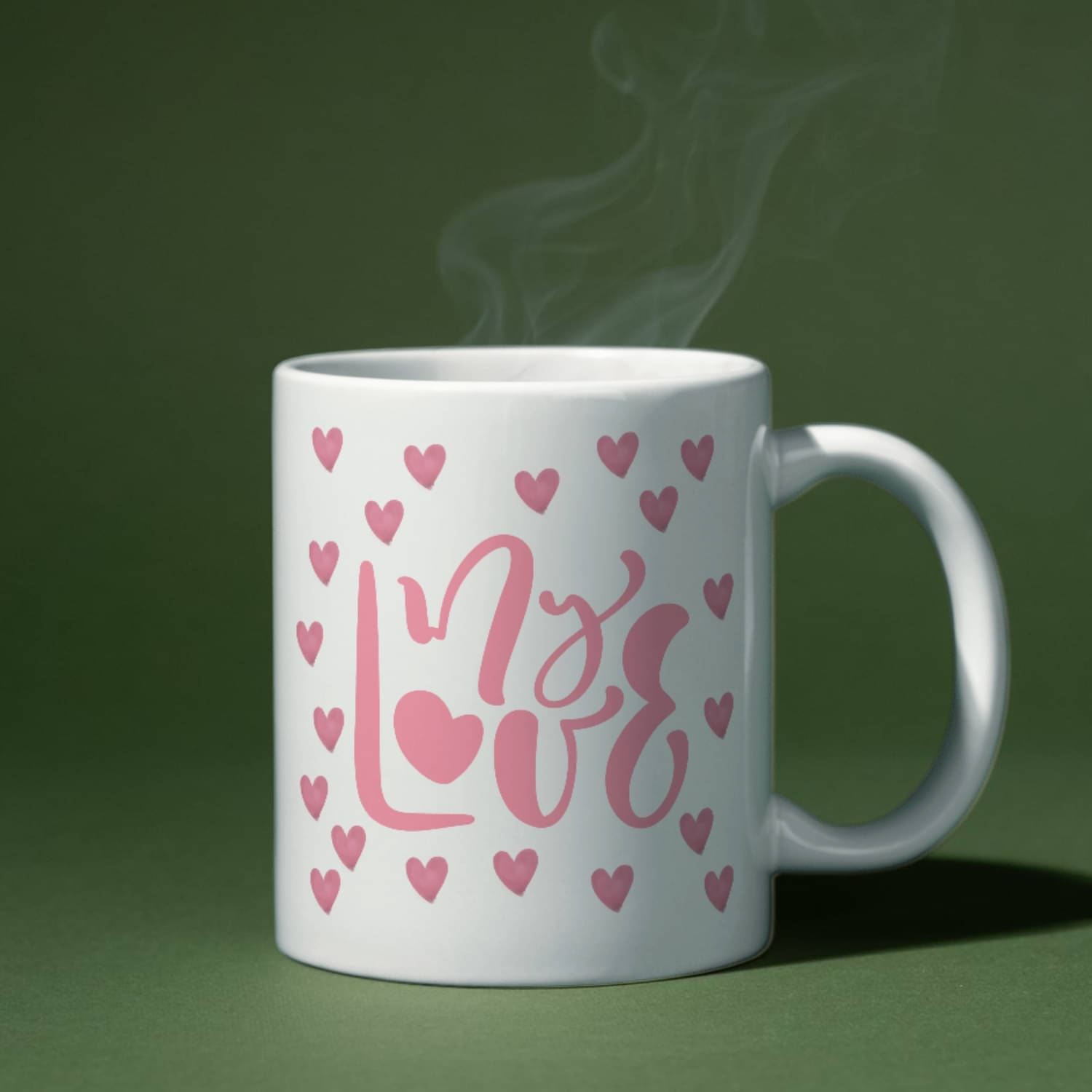     			Half Engineer Gifts - HE My Love Printed Solid Ceramic Coffee Mug 325 mL ( Pack of 1 )