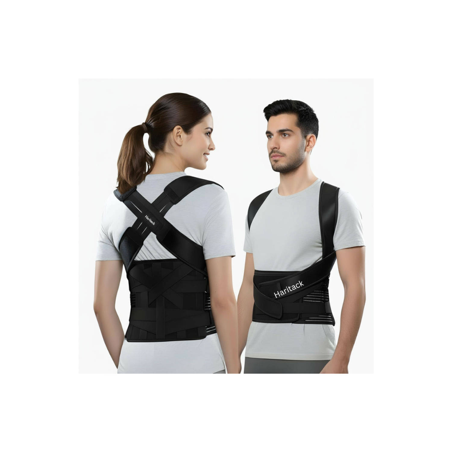     			Musclefit Memory Foam Back / Lumbar Support Single Black