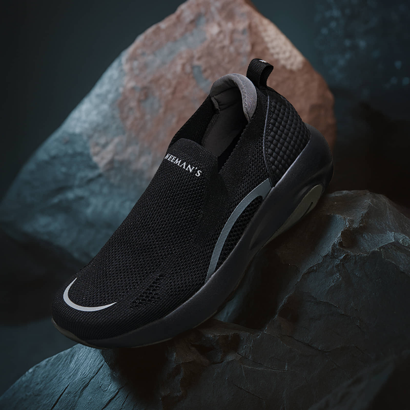 Neemans Black Men's Sports Running Shoes - Sports Shoes | Buy online on ZillyBuy