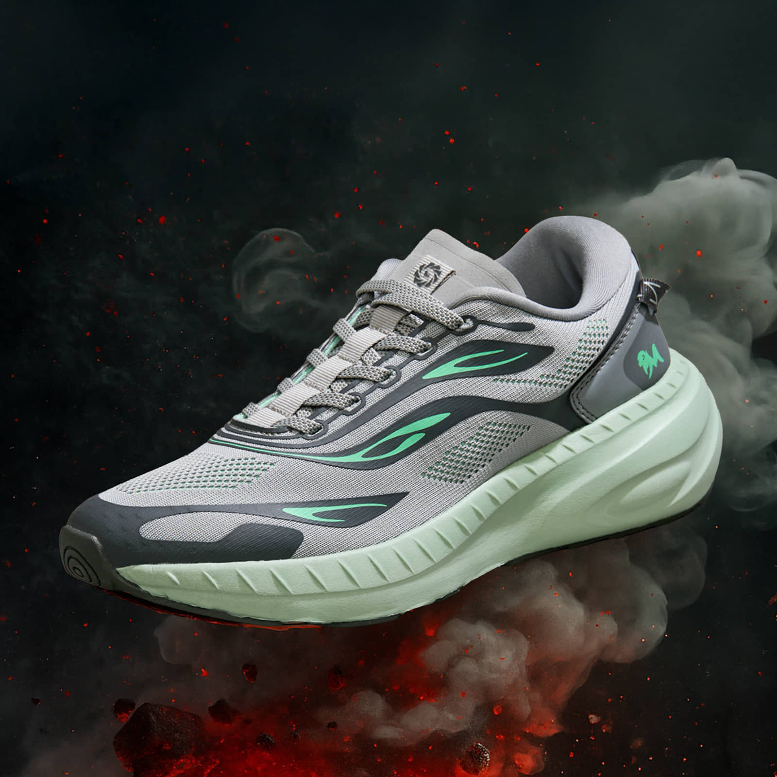 Neemans Dark Grey Men's Sports Running Shoes - Sports Shoes | Buy online on ZillyBuy