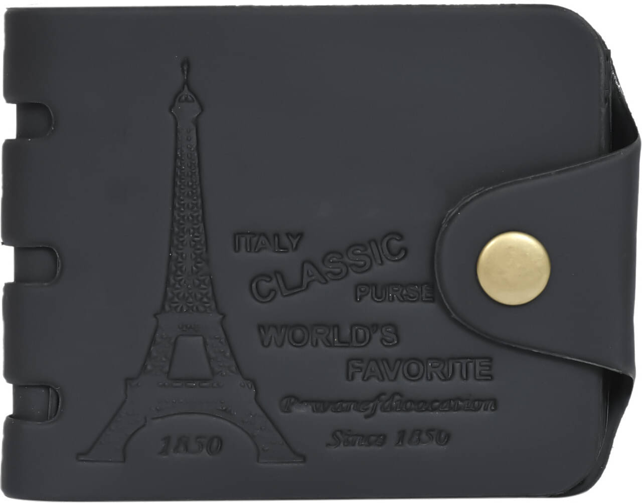     			PANZIK Leather Printed Men's RFID Wallet With 4 Slots For Card ( Black , Pack of 1 )