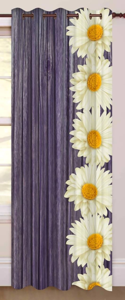 Royal Decor Abstract Room Darkening Eyelet Curtain 5 ft ( Pack of 1 ) - Yellow Royal Decor Abstract Room Darkening Eyelet Curtain 5 ft ( Pack of 1 ) - Yellow